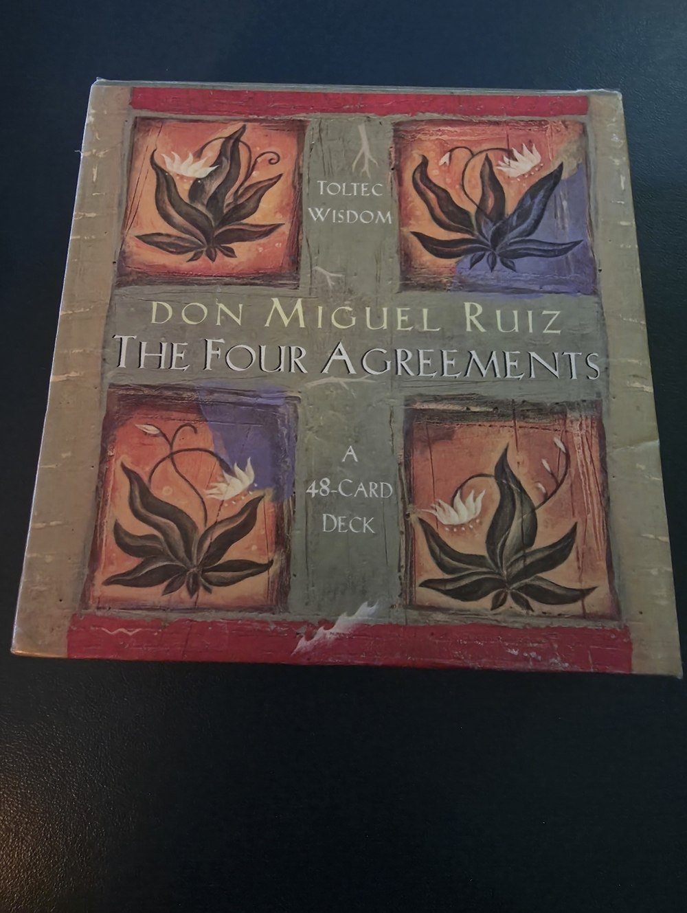 The Four Agreements 48-card deck based on the book by Don Miguel Ruiz.